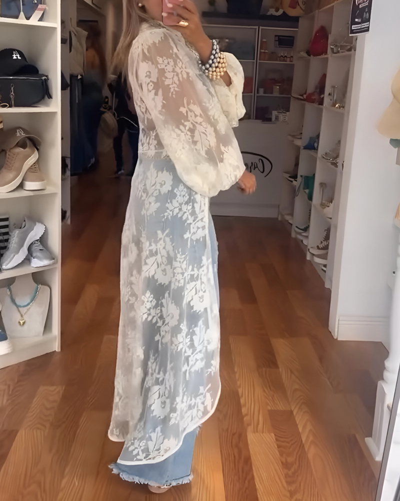 BIANCA™ - LONG LACE BLOUSE