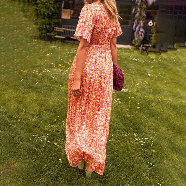 Gara Dress - Natural Print