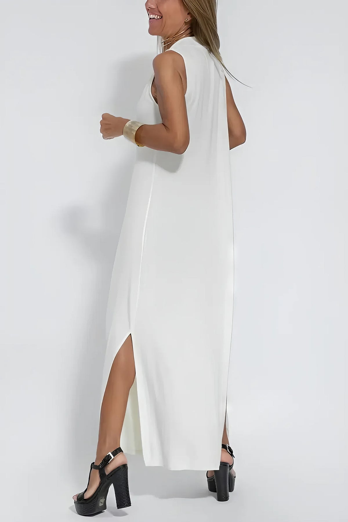 ELEGANT LONG DRESS + MATCHING CARDIGAN GIFT