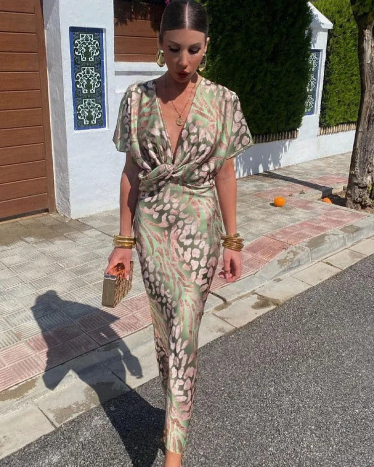 Gloria | Elegant Printed Dress