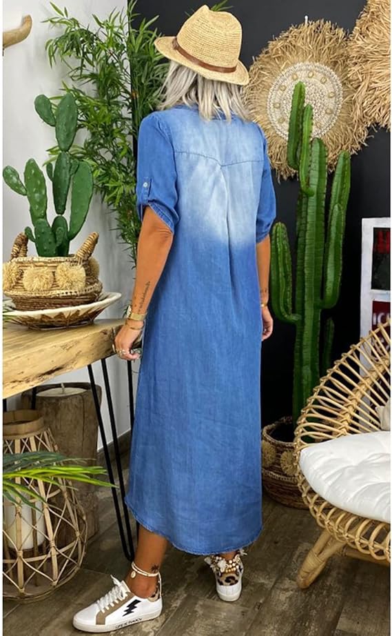 Long Denim Dress