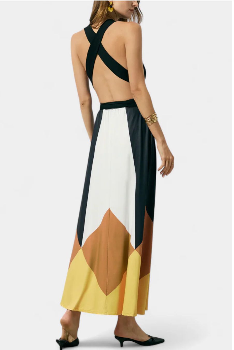 Selene | Long Backless Dress