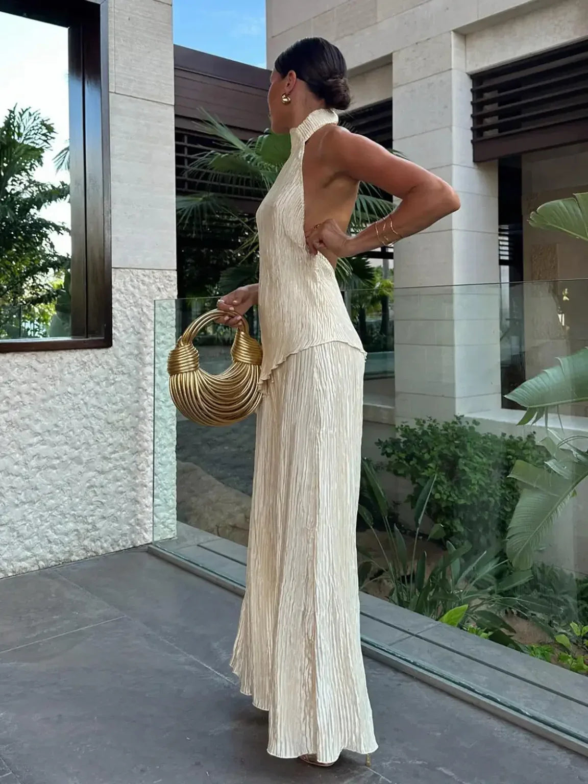 Irina | Elegant Pleated Set