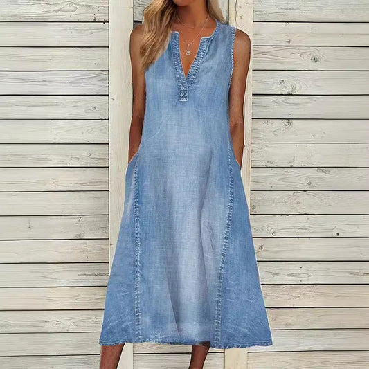 Loose Denim Dress