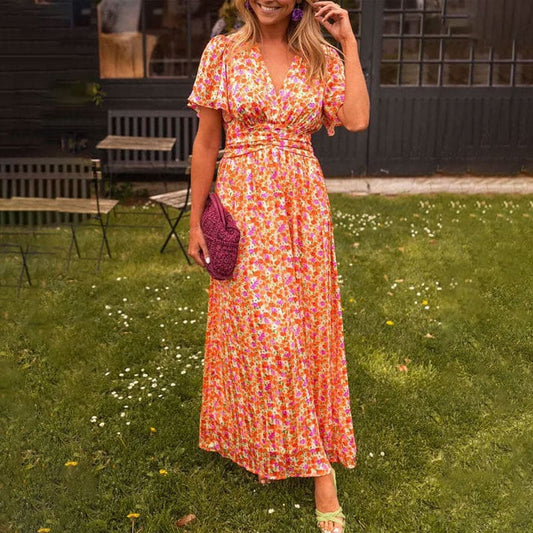 Gara Dress - Natural Print