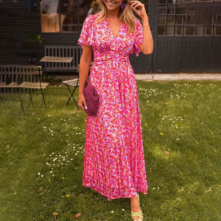 Gara Dress - Natural Print