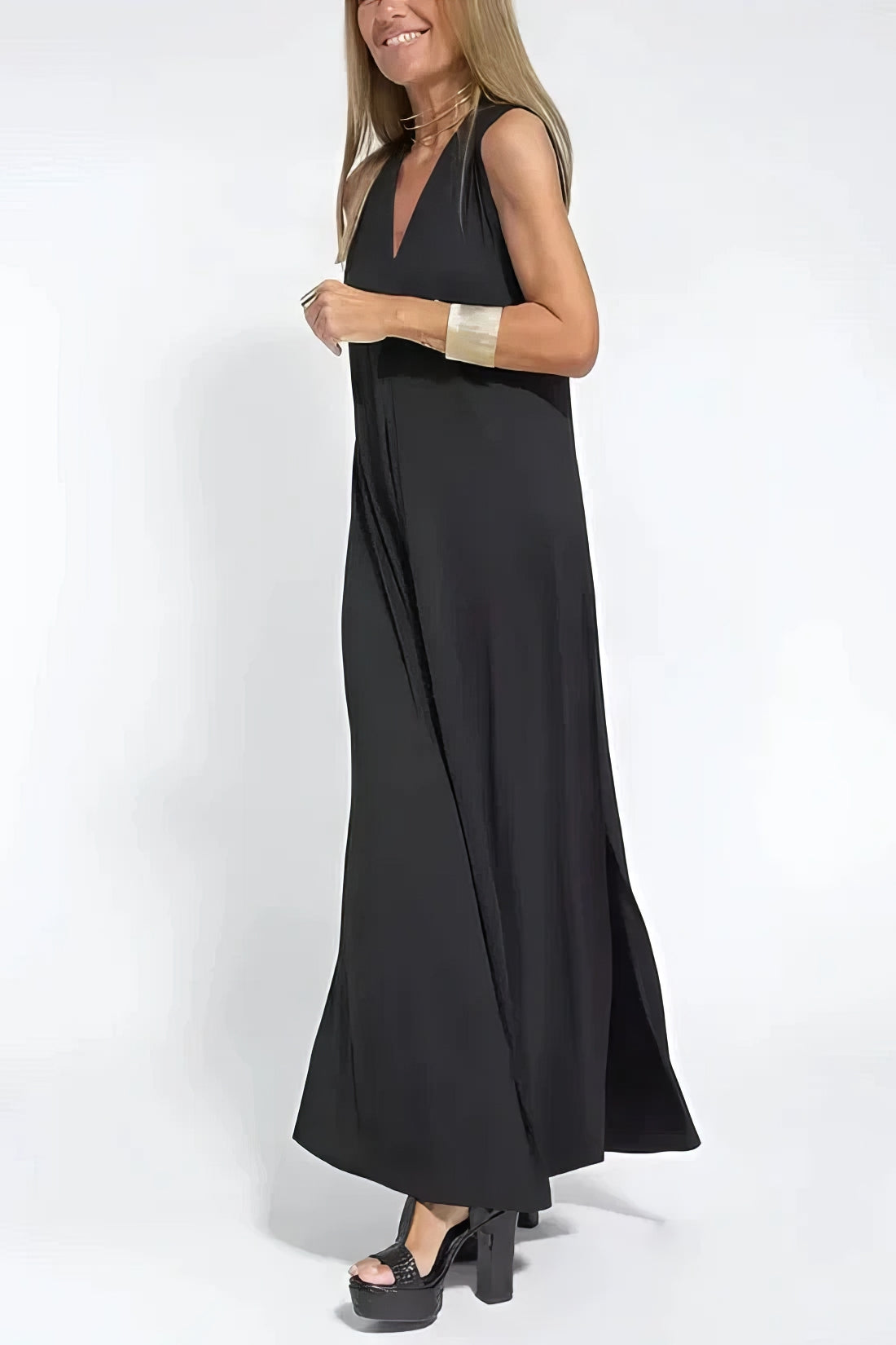 ELEGANT LONG DRESS + MATCHING CARDIGAN GIFT