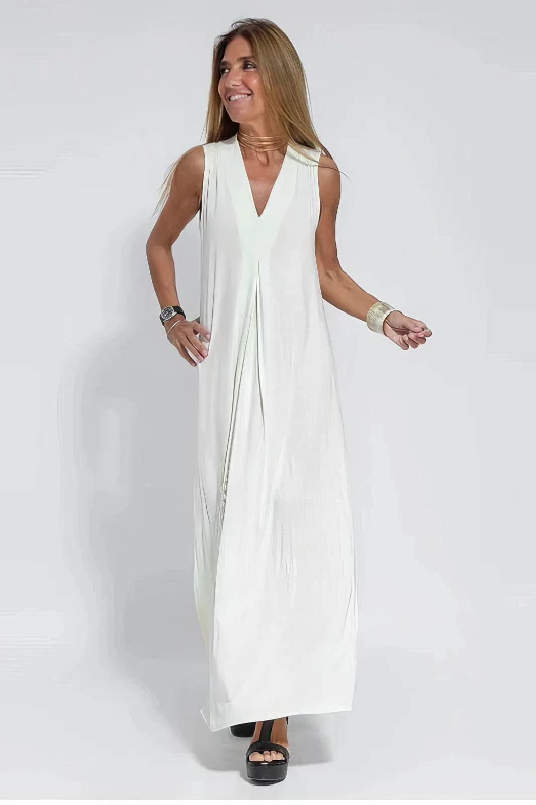 ELEGANT LONG DRESS + MATCHING CARDIGAN GIFT